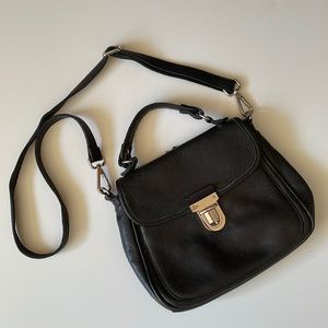 Purse Roots Leather Cross-body Top Handle